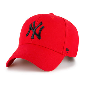 Men's New York Yankees '47 Brand Red MVP Adjustable Snapback Cap Hat