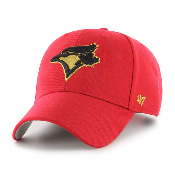 Toronto Blue Jays '47 MLB MVP Lunar New Year Red Gold Adjustable Snapback Hat Cap