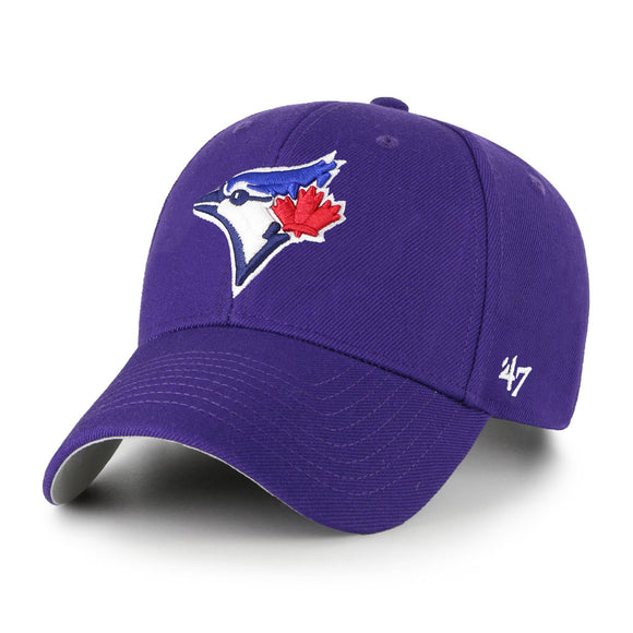 Men's Toronto Blue Jays Purple MVP '47 Brand Adjustable Hat One Size Fits Most