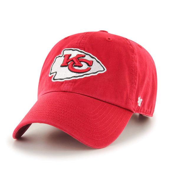 Men's Kansas City Chiefs '47 Clean Up Red Hat Cap NFL Football Adjustable Strap