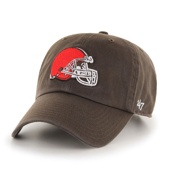 Men's Cleveland Browns '47 Clean Up Brown Hat Cap NFL Football Adjustable Strap