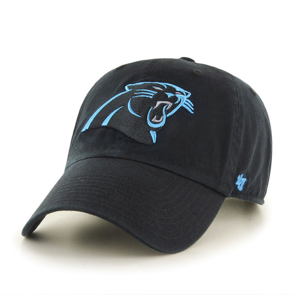 Men's Carolina Panthers '47 Clean Up Navy Hat Cap NFL Football Adjustable Strap