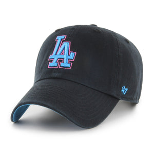 Men's Los Angeles Dodgers 47 Brand Ocean Drive Clean Up Adjustable Buckle Cap Hat