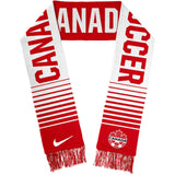Men's Nike Team Canada International Soccer - Red & White Jacquard Scarf