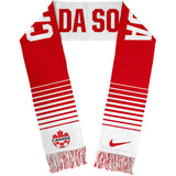Men's Nike Team Canada International Soccer - Red & White Jacquard Scarf