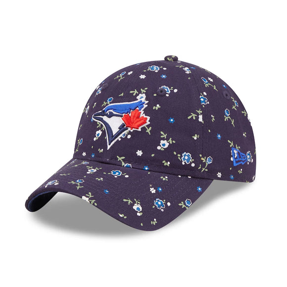 Women's Toronto Blue Jays New Era Navy Floral 9TWENTY Adjustable Hat