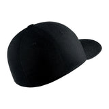 Youth Nike Black Canada Soccer Primary Logo Swoosh - Flex Fit Hat